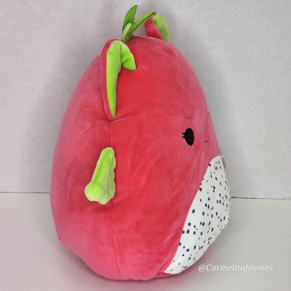 ZULI 🍇🦇 Dragonfruit Bat Crossover Original Squishmallow By Kellytoy NWT - Picture 4 of 8